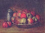 Gustave Courbet Still Life with Apples and a Pomegranate Spain oil painting artist